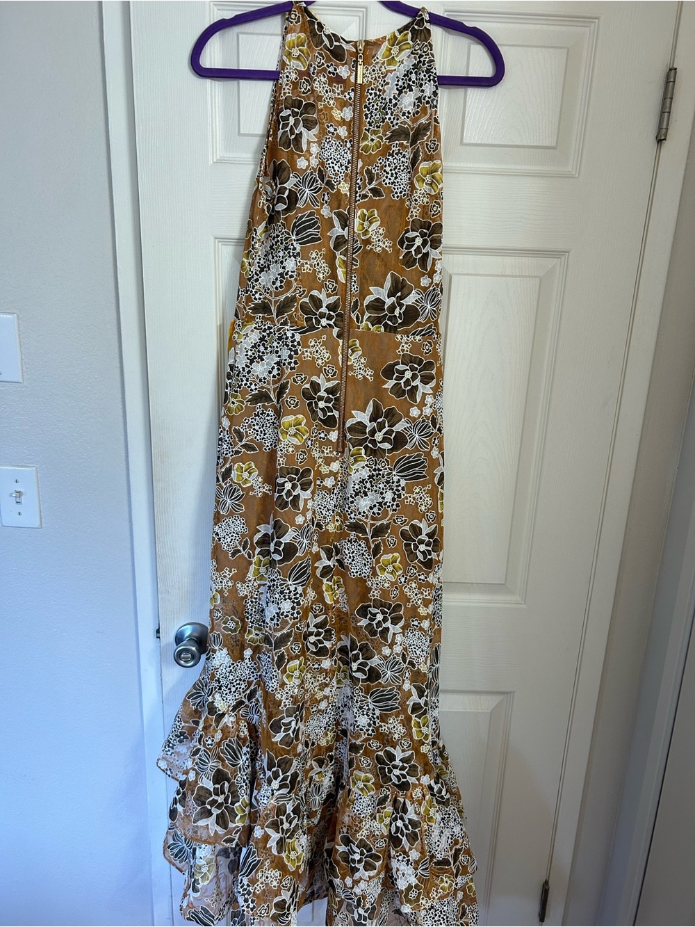 Bronx and Banco Sicilia Ruffle Dress in Multi NWT 8 - Picture 4 of 7
